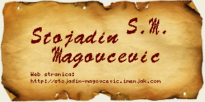 Stojadin Magovčević vizit kartica